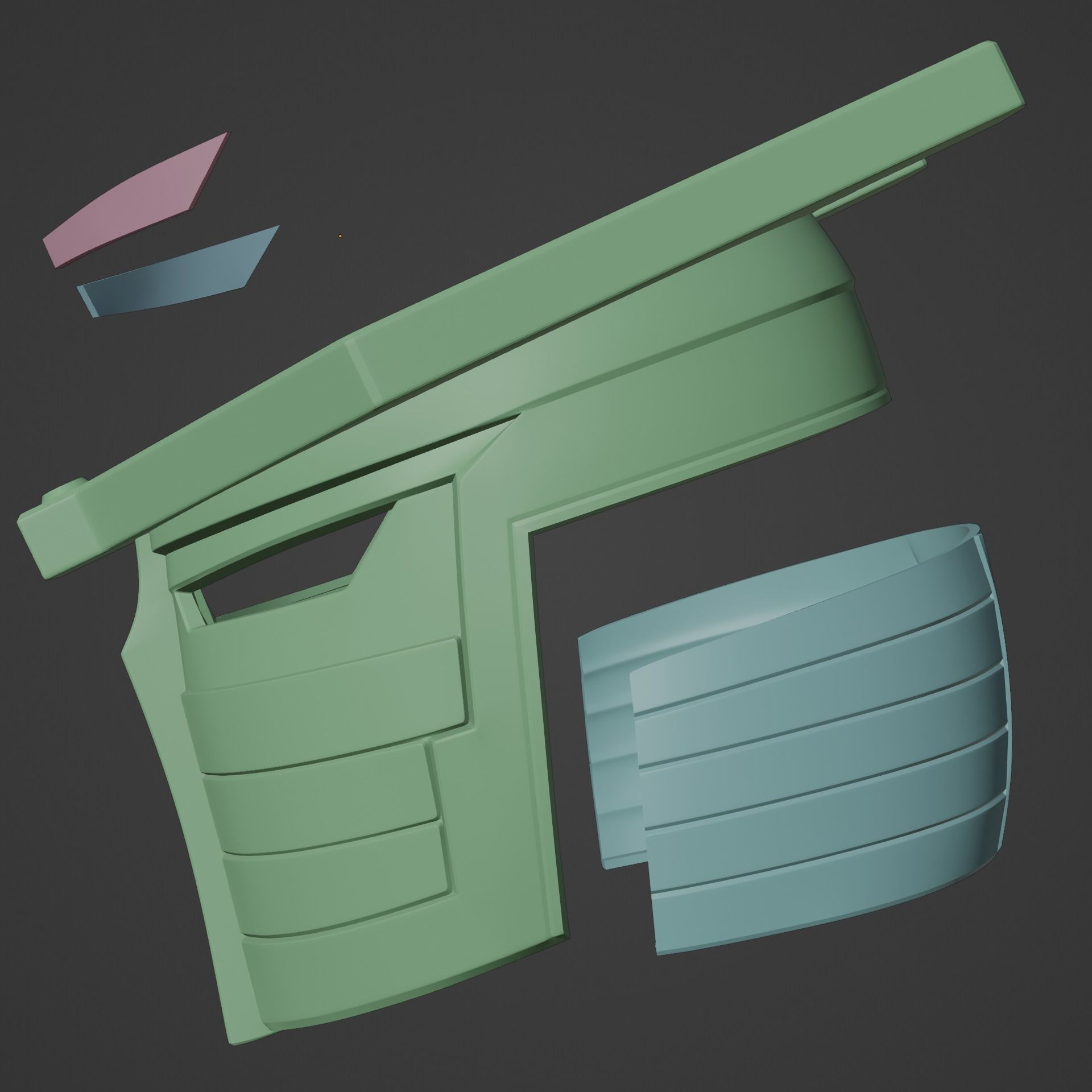 Destroyer Helmet 3D print model_4