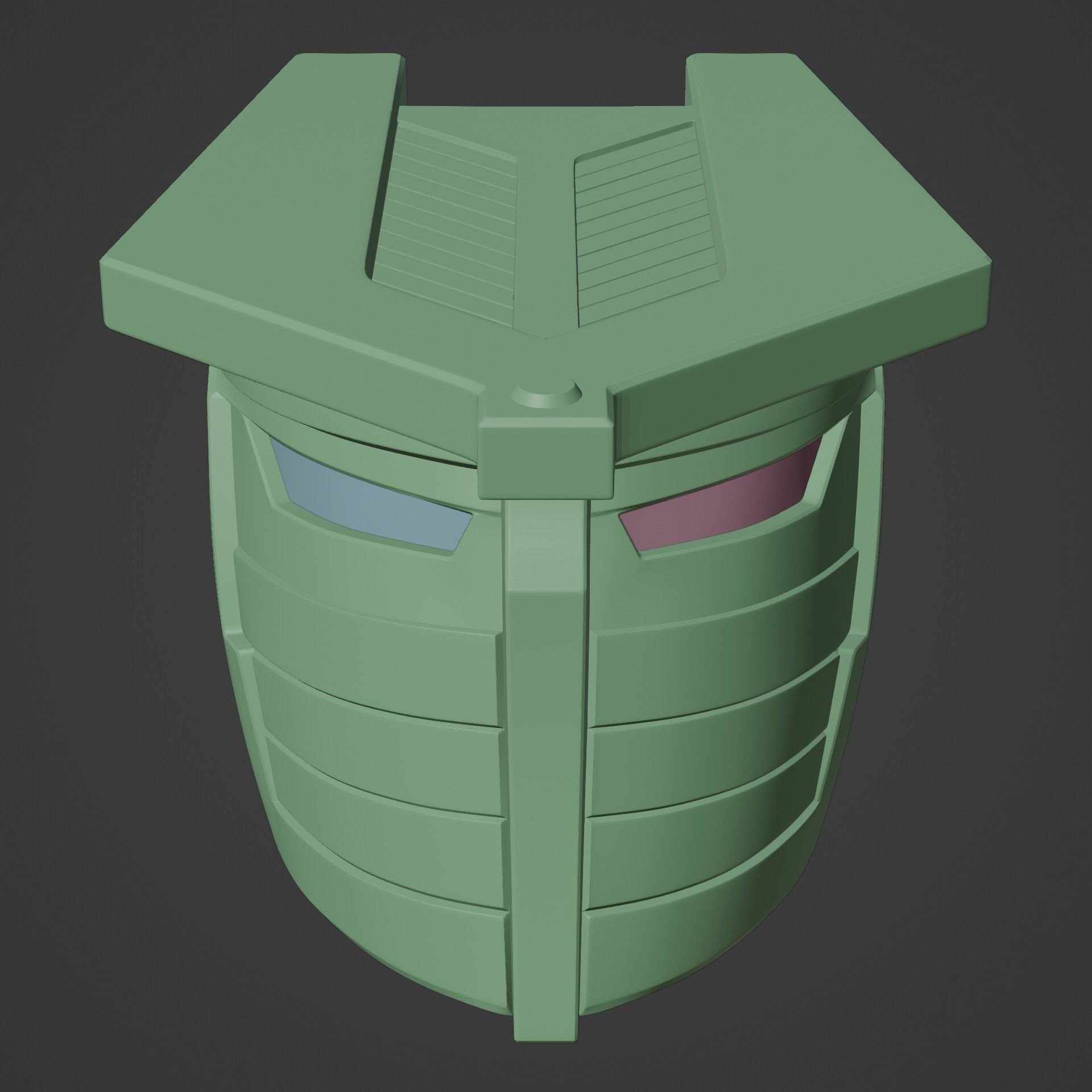 Destroyer Helmet 3D print model_7