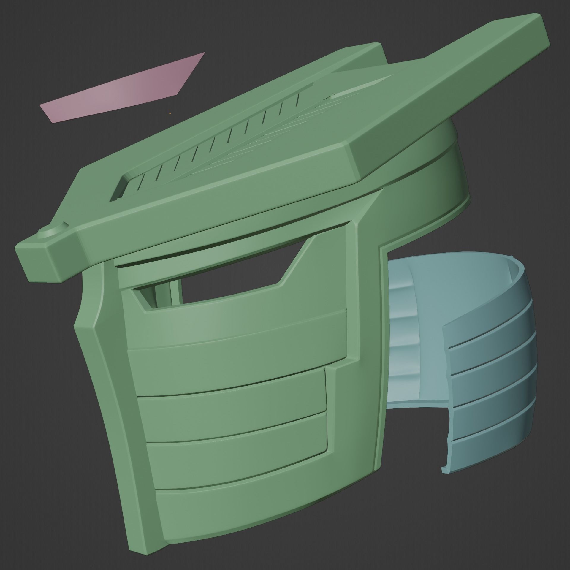 Destroyer Helmet 3D print model_5