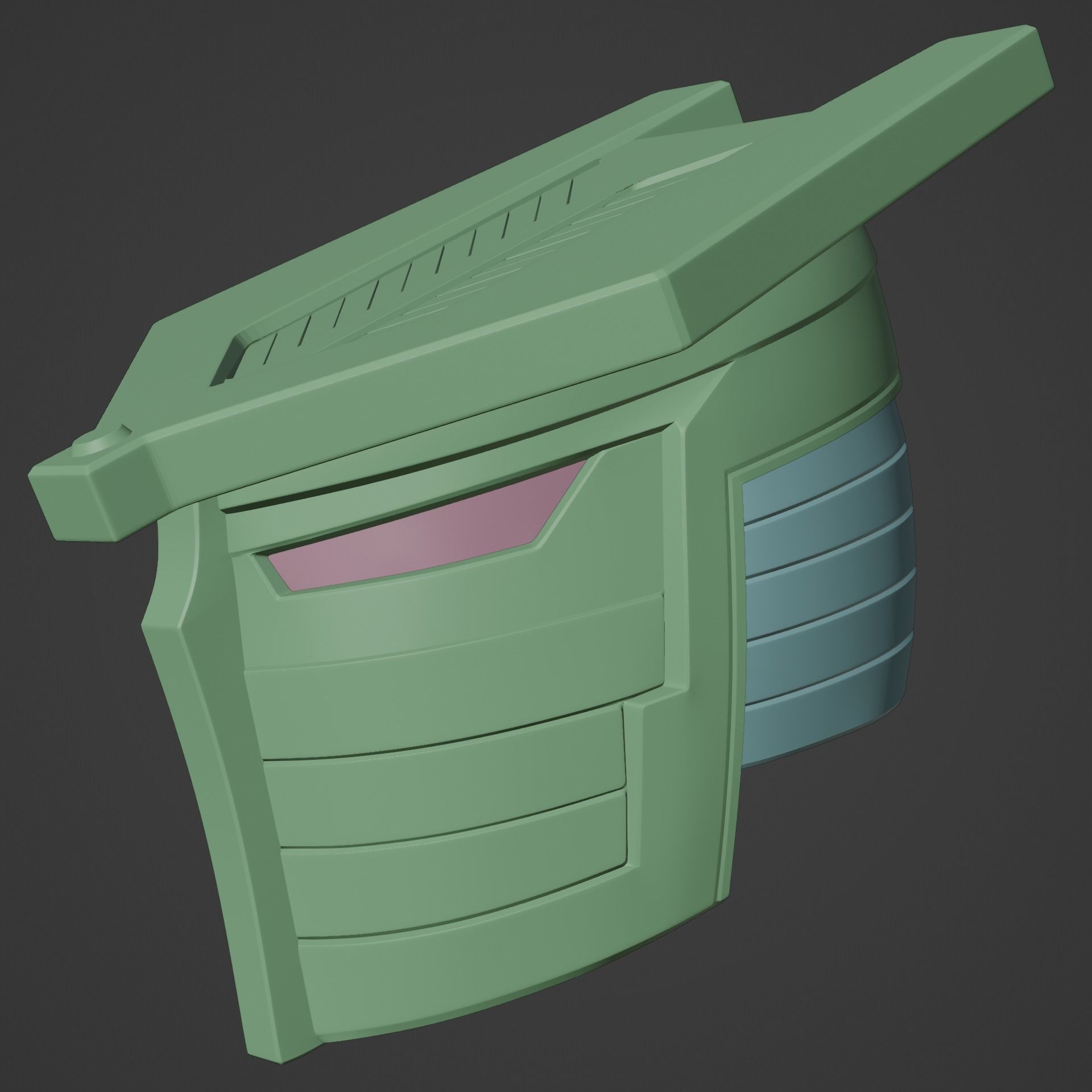 Destroyer Helmet 3D print model_6