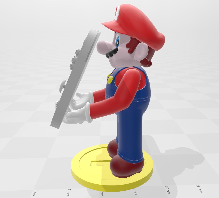 Mario B Nintendo Switch Stand 3D model_2