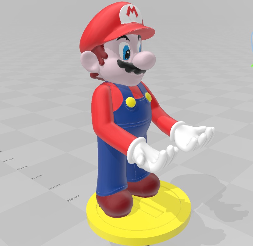 Mario B Nintendo Switch Stand 3D model_1