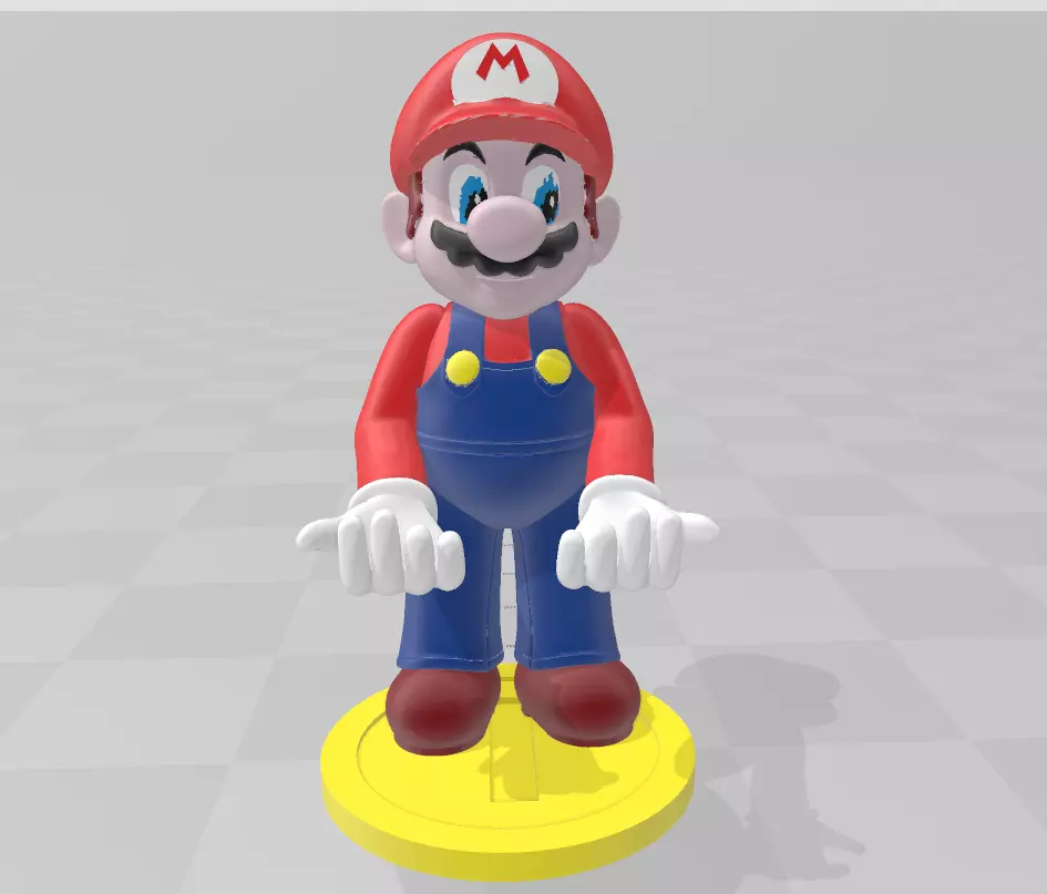 Mario B Nintendo Switch Stand 3D model_0
