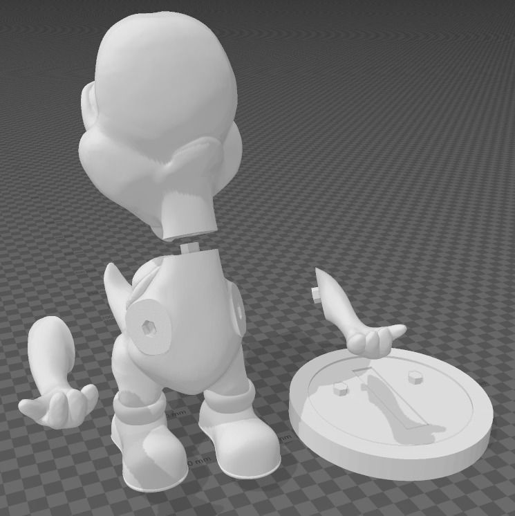 Yoshi Holder controller 3D model_5