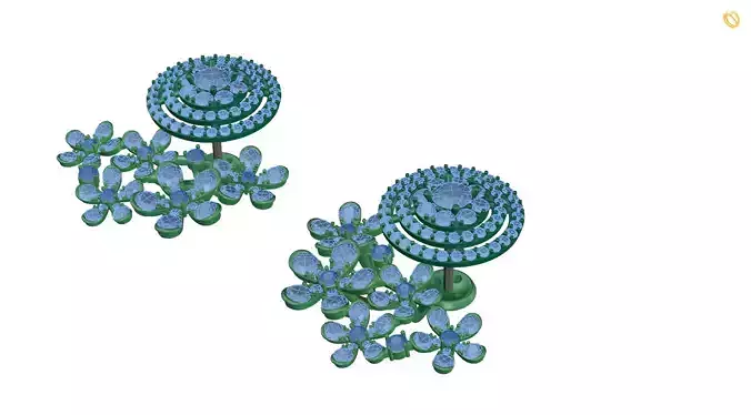 earring emerald and diamond earrings