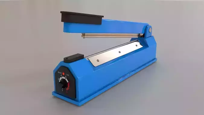 Impulse Heat Sealer Machine - Plastic Bag Sealer Low-poly 3D model