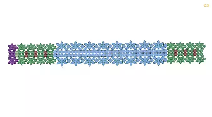 bracelets snowflake pattern