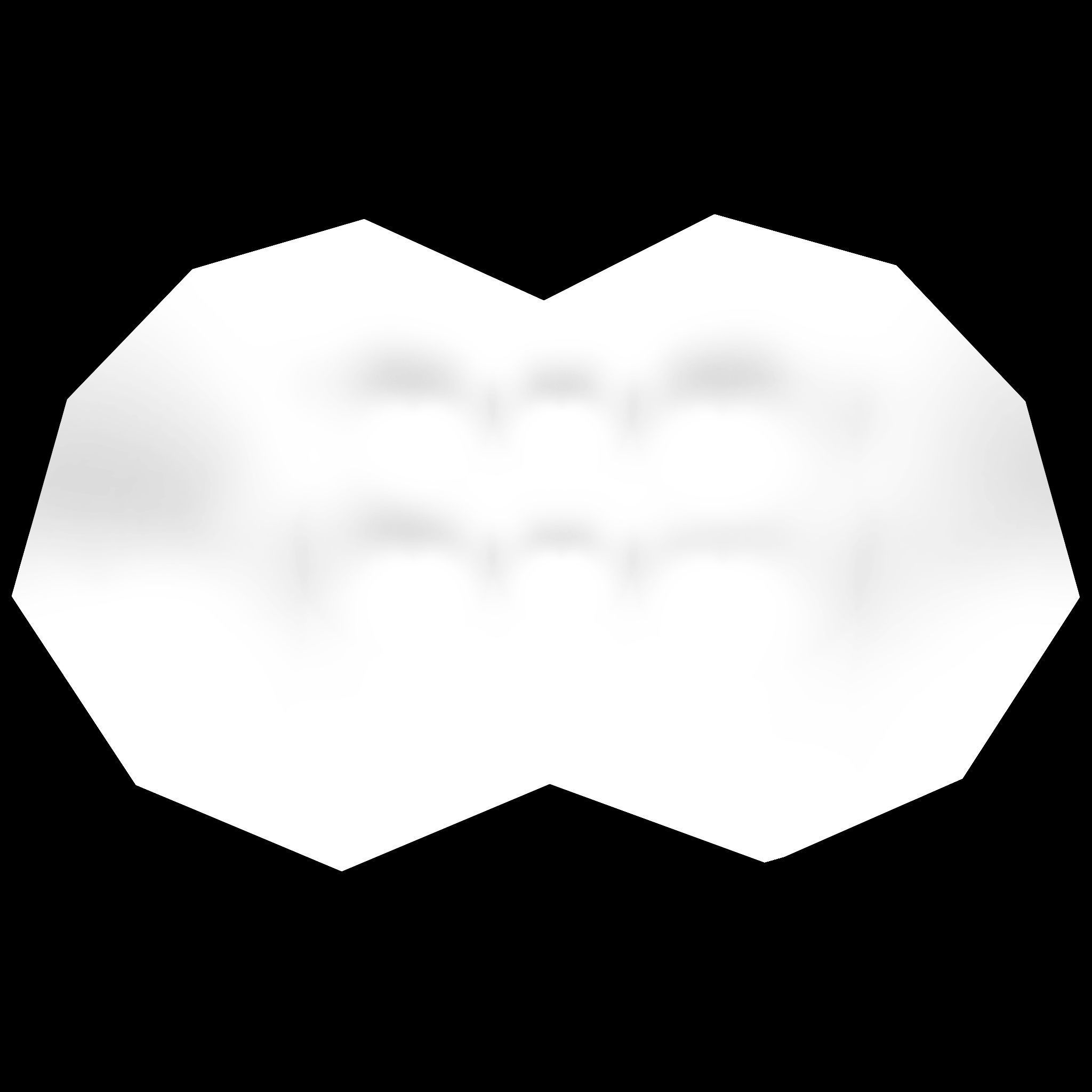 Pearl Beads Necklace Low-poly 3D model_12