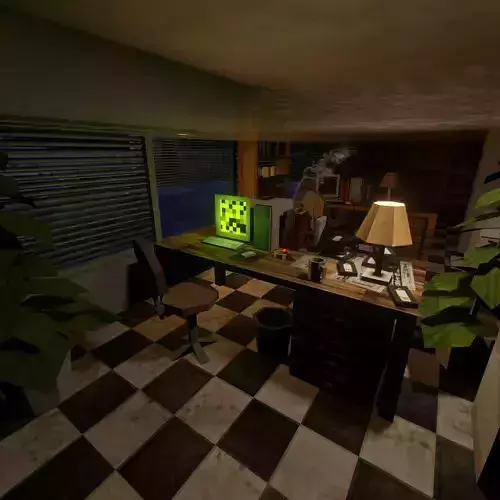 Low Poly Office - C4D Octane