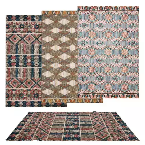 Rugs No 587 Low-poly 3D model