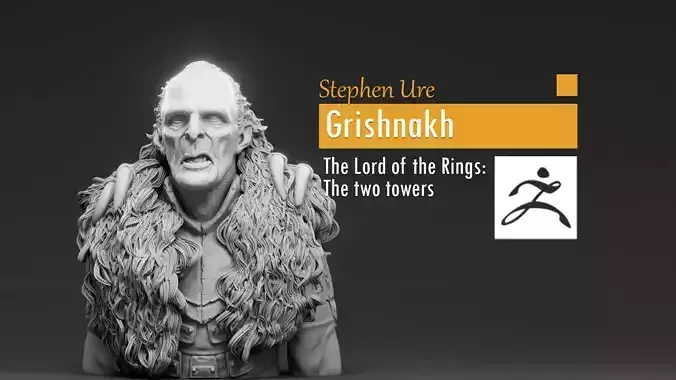 Stephen Ure - Grishnakh - The Lord of the Rings 3D print model