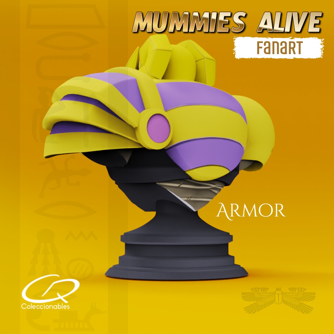 Mummies Alive Collection - Armor 3D print model_1