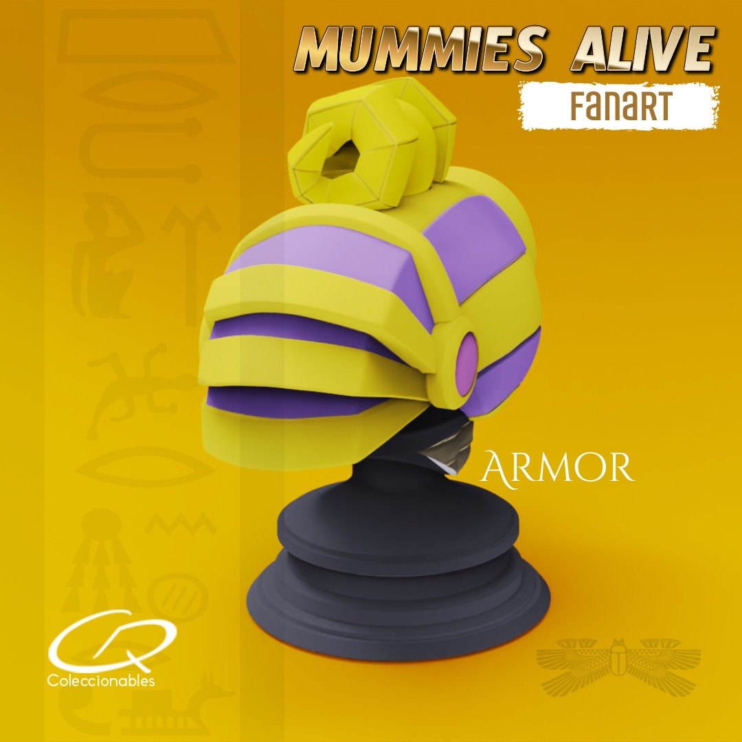 Mummies Alive Collection - Armor 3D print model_4