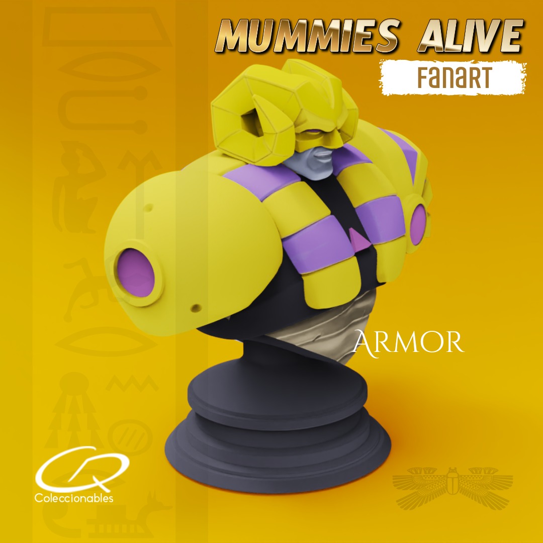 Mummies Alive Collection - Armor 3D print model_5