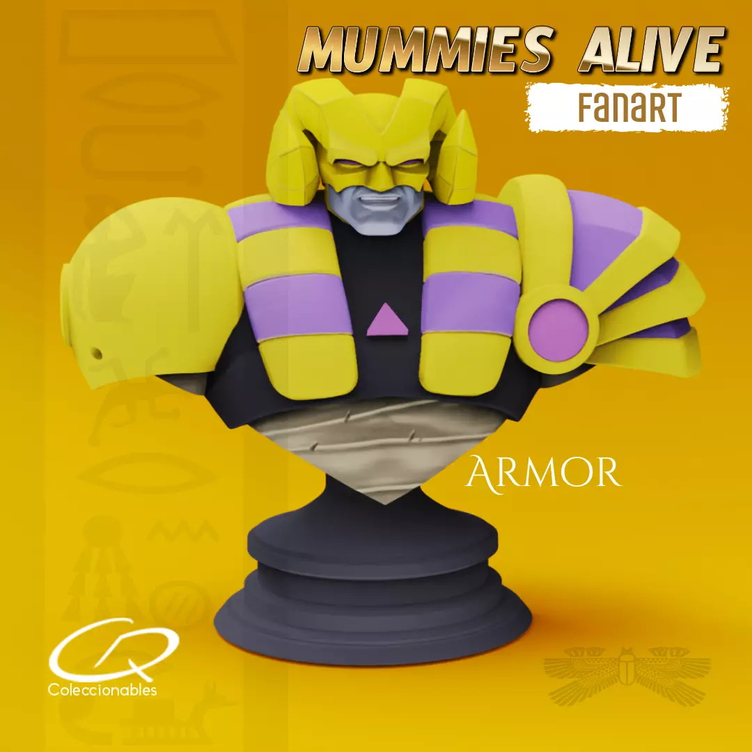 Mummies Alive Collection - Armor 3D print model_0
