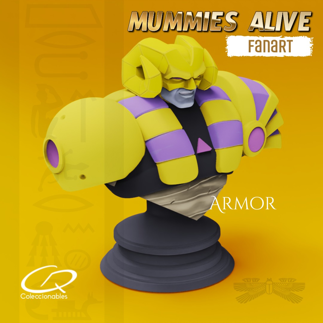 Mummies Alive Collection - Armor 3D print model_3