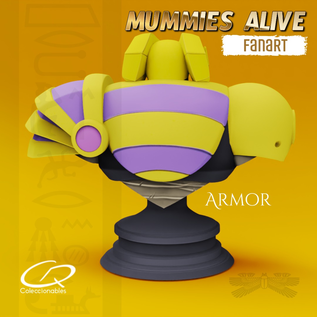 Mummies Alive Collection - Armor 3D print model_2