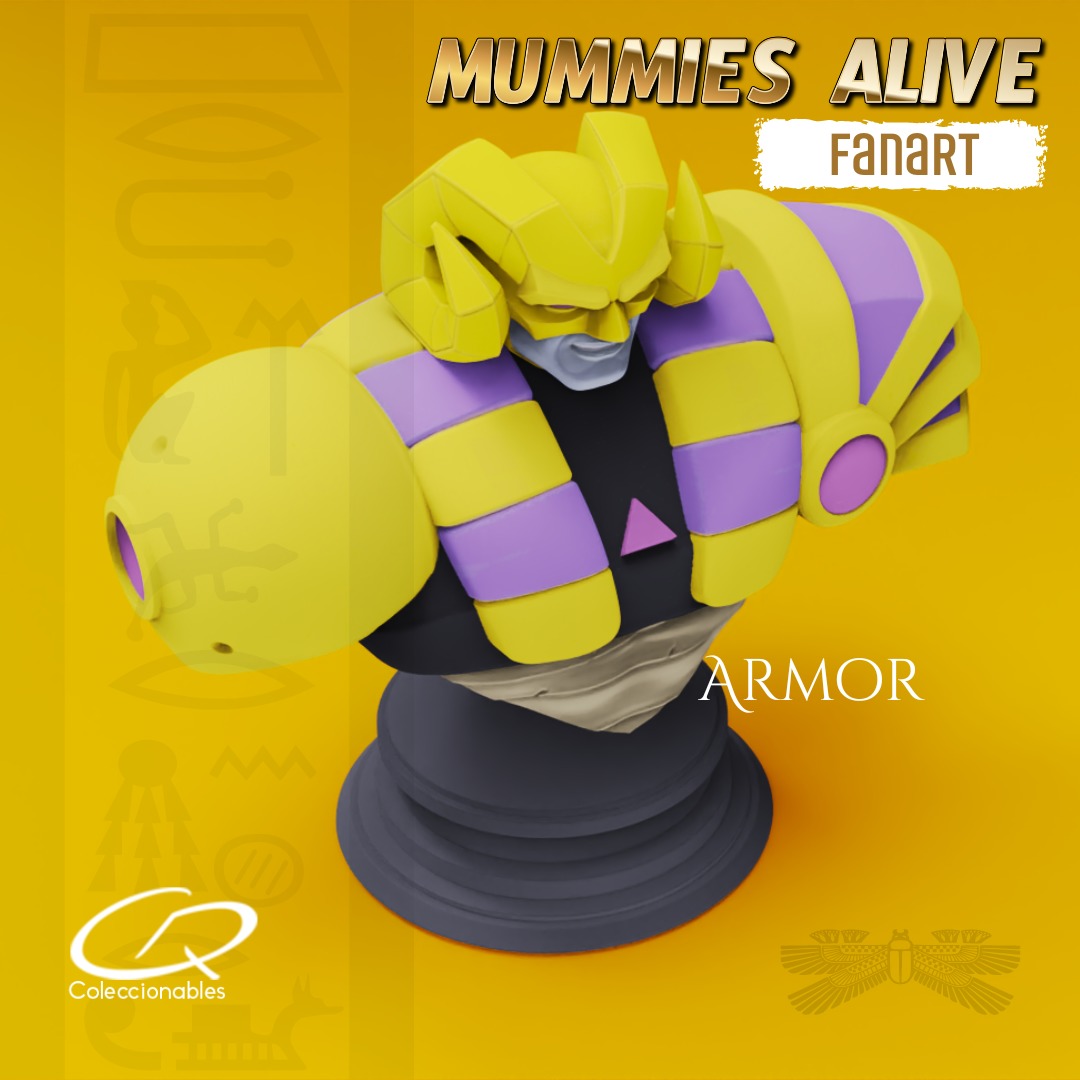Mummies Alive Collection - Armor 3D print model_6