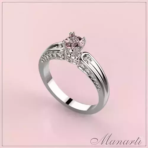 3D jewelry design Ring File format STL Model 0005
