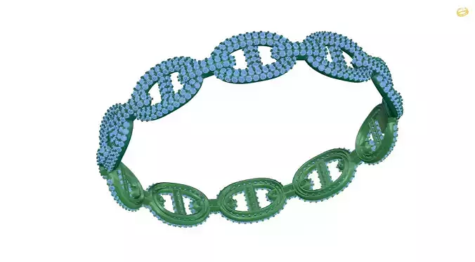 bracelet made of diamonds