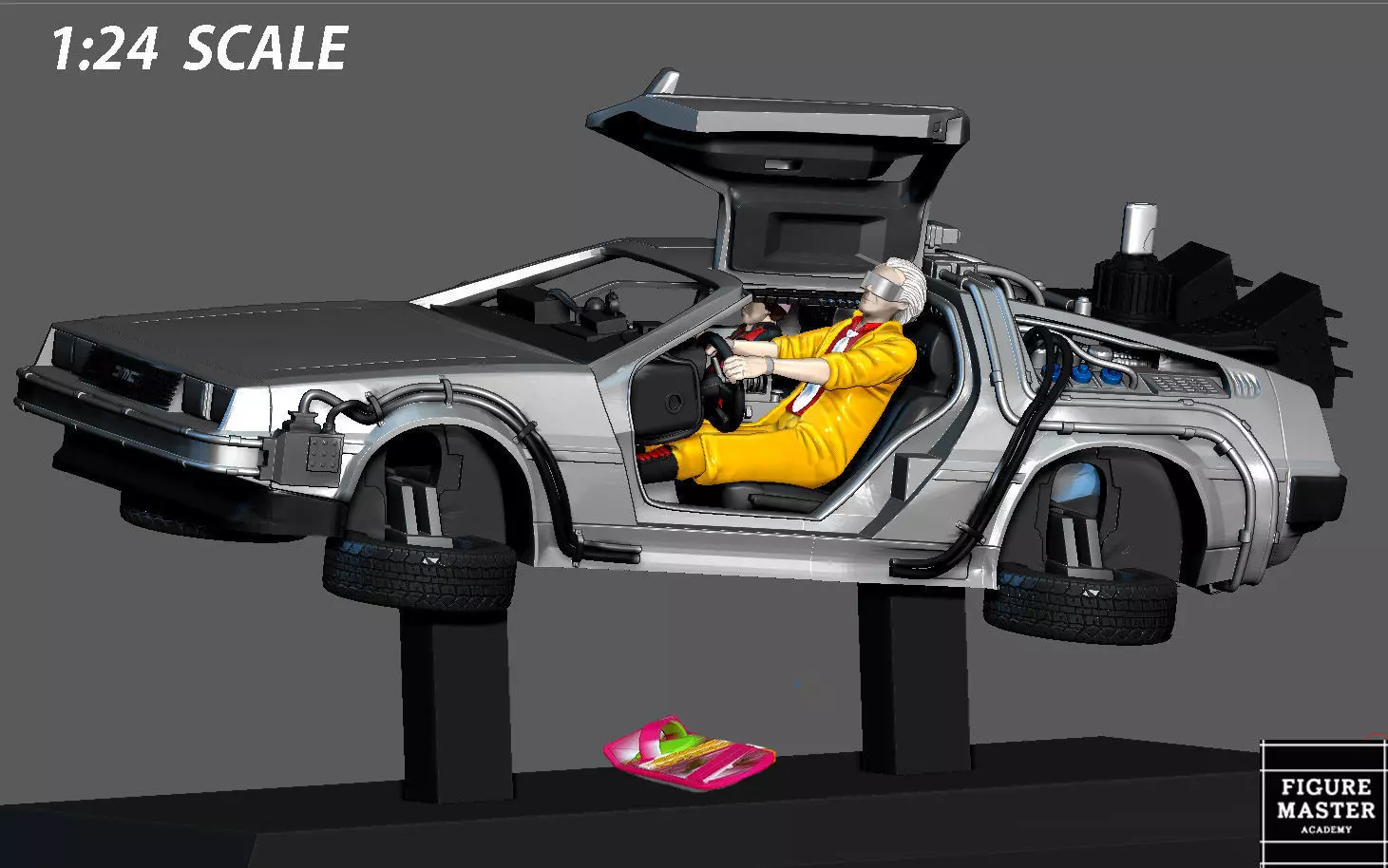 MARTY MCFLY DOC EMIT BROWN BACK TO THE FUTURE 2 MINIATURE 3D print model