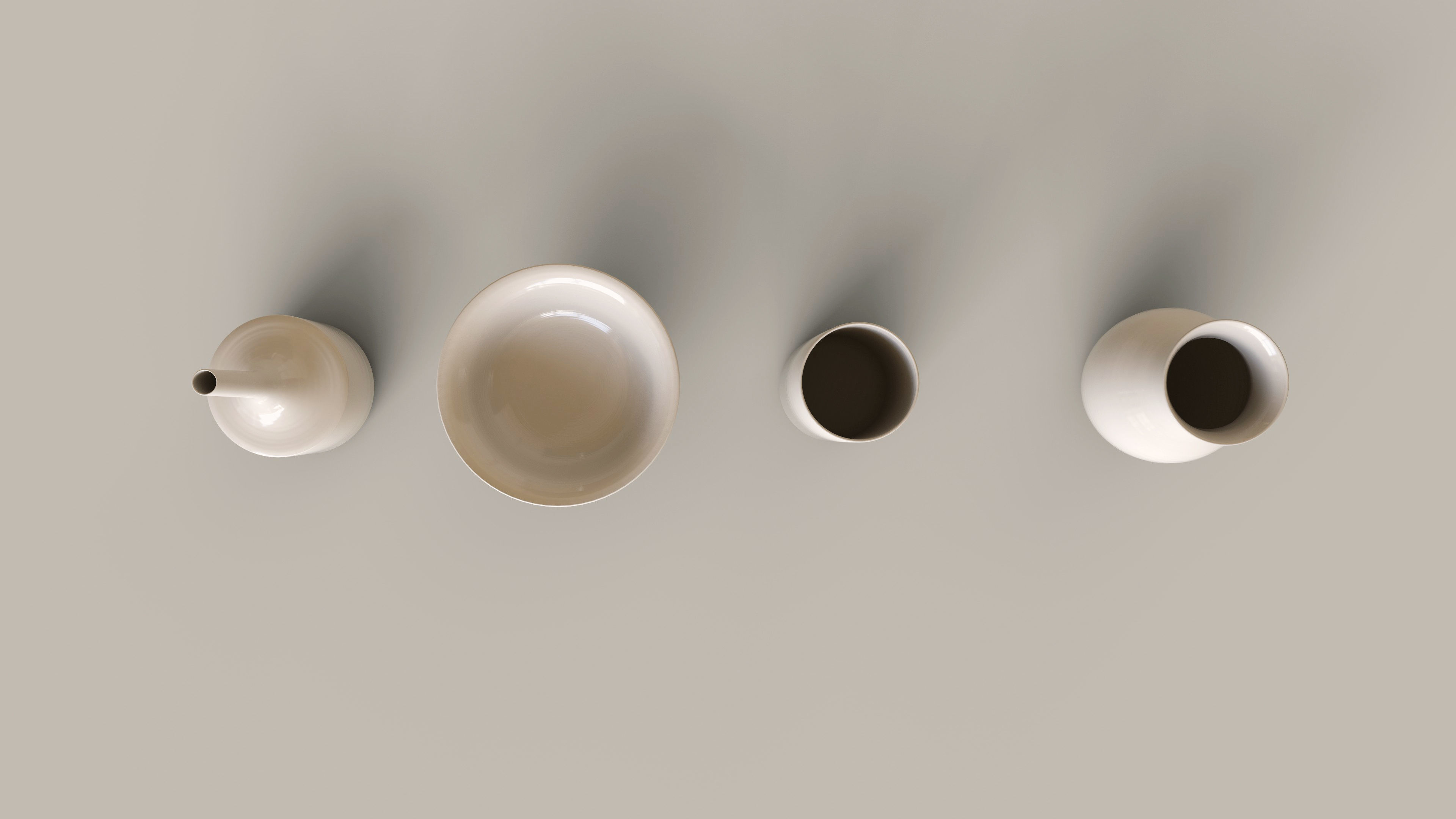 Vases bowl Low-poly 3D model_4