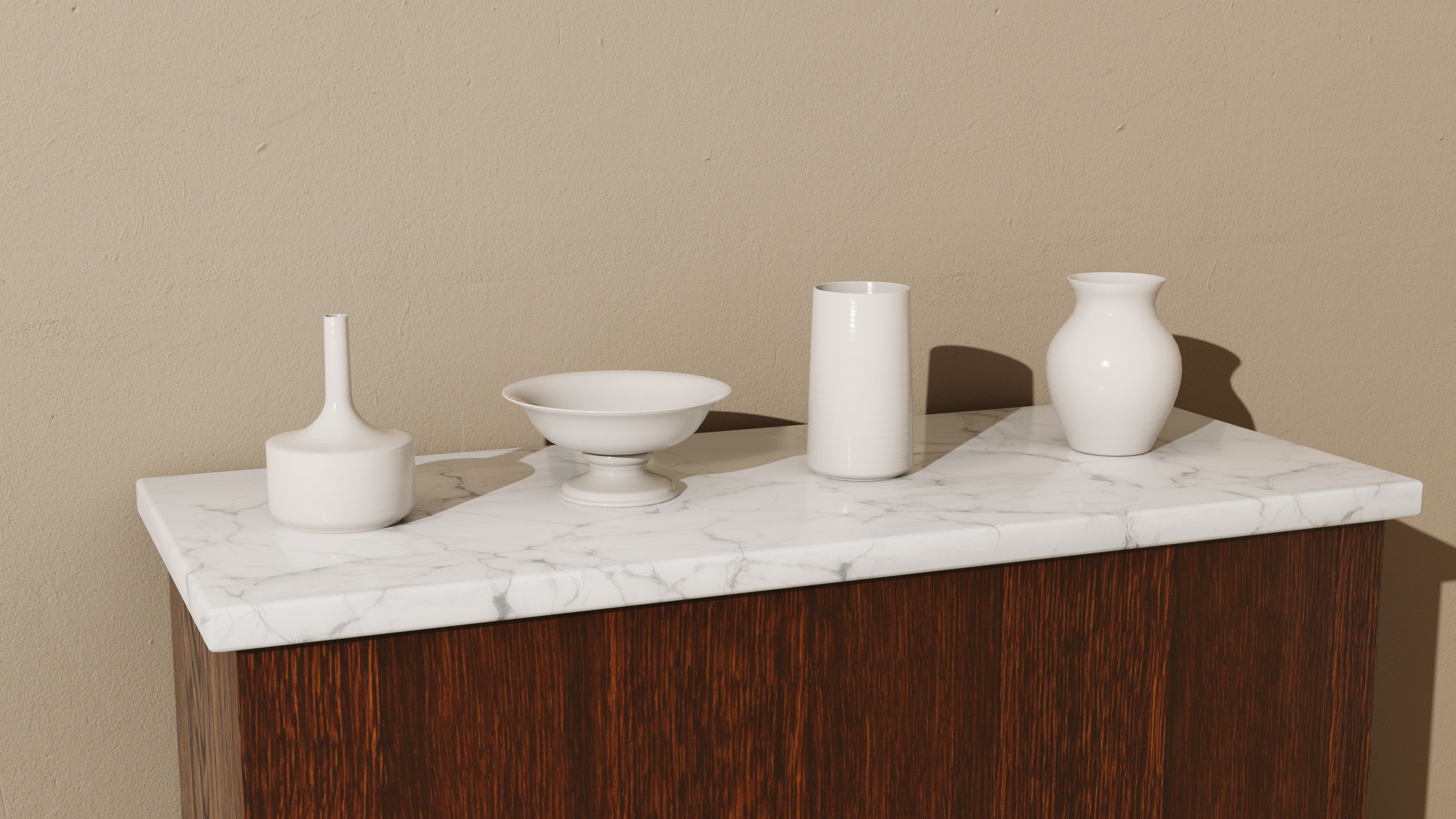 Vases bowl Low-poly 3D model_2