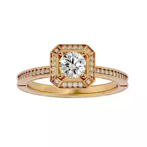 Solitaire ring model