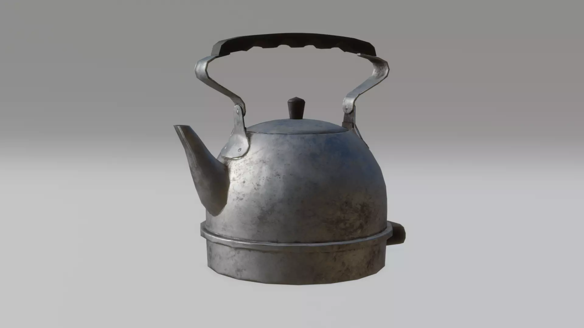 Soviet Electric Teapot - 2K - LowPoly Free low-poly 3D model_0
