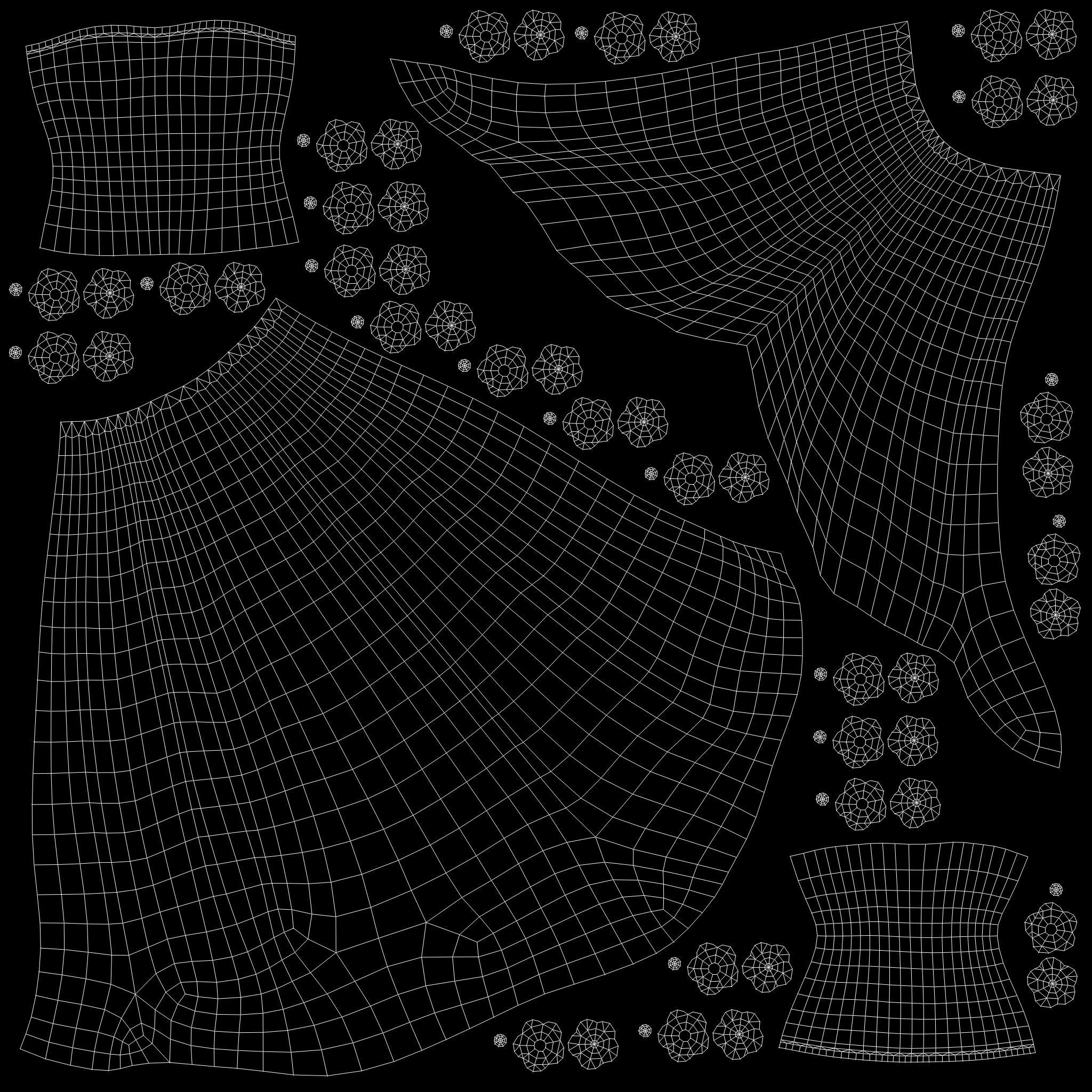 Butterfly Dress Low-poly 3D model_13