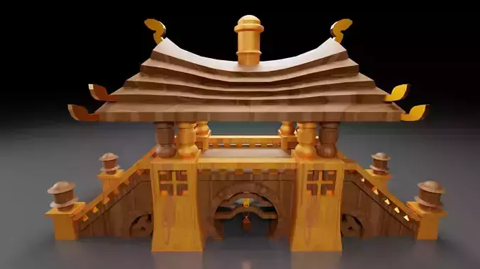 Japanese Architecture 3D model