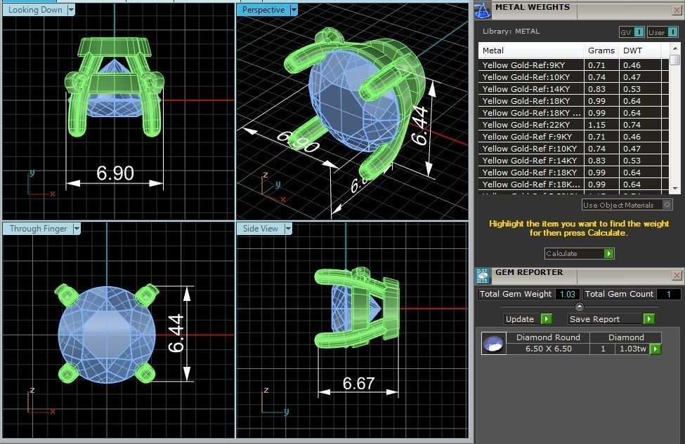 Women pendant model 3D print model_2