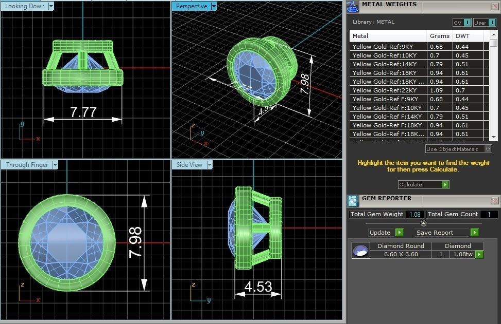 Women pendant model 3D print model_2