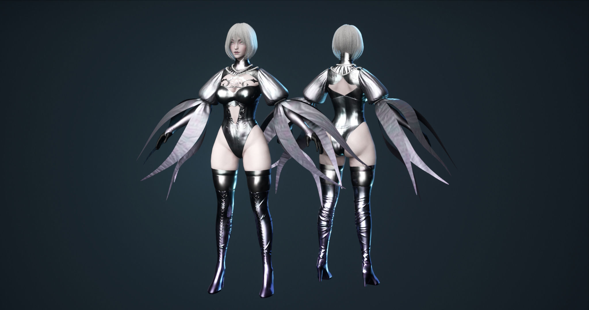 Fairy - Game Ready Low-poly 3D model_12