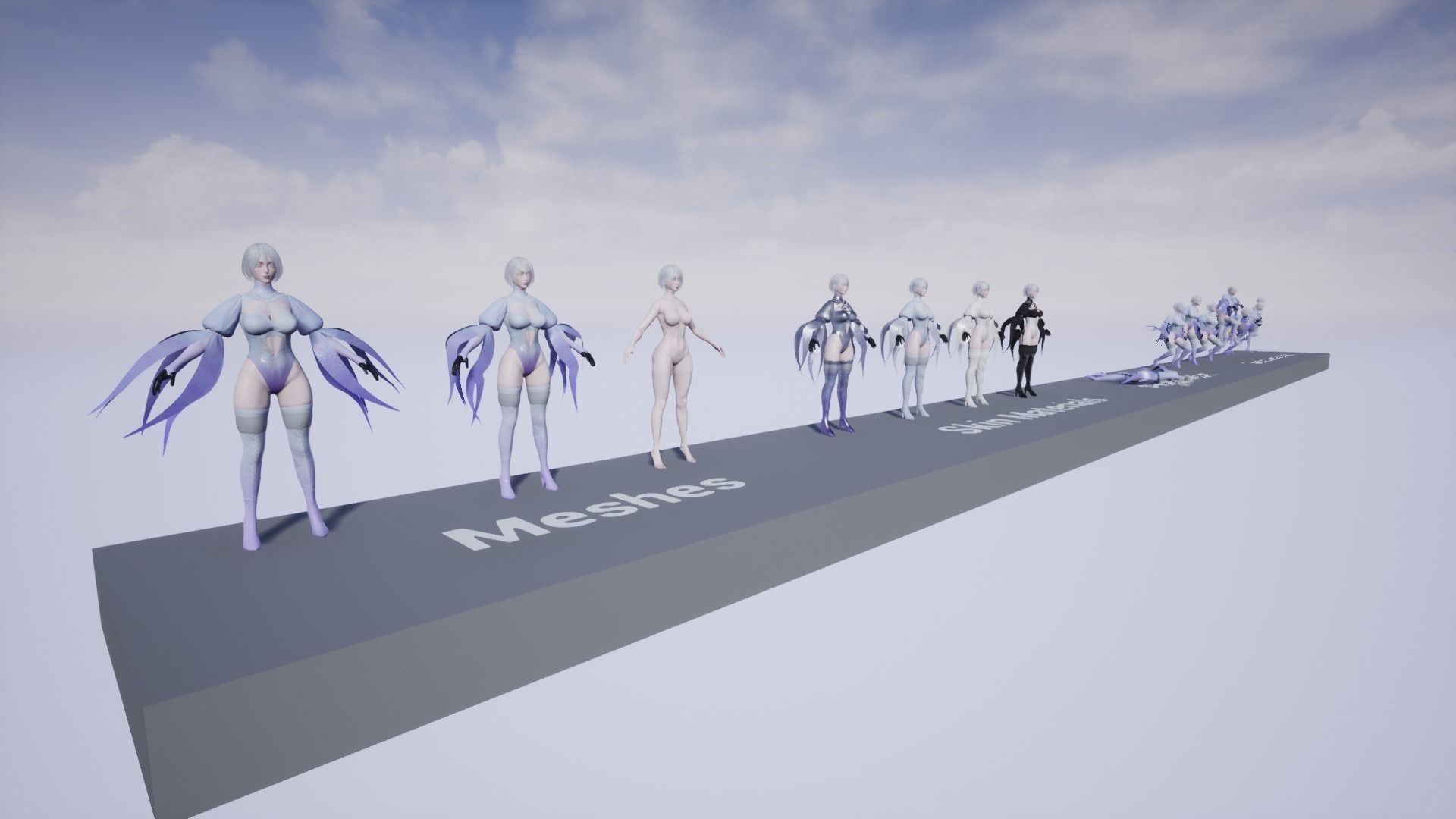 Fairy - Game Ready Low-poly 3D model_27