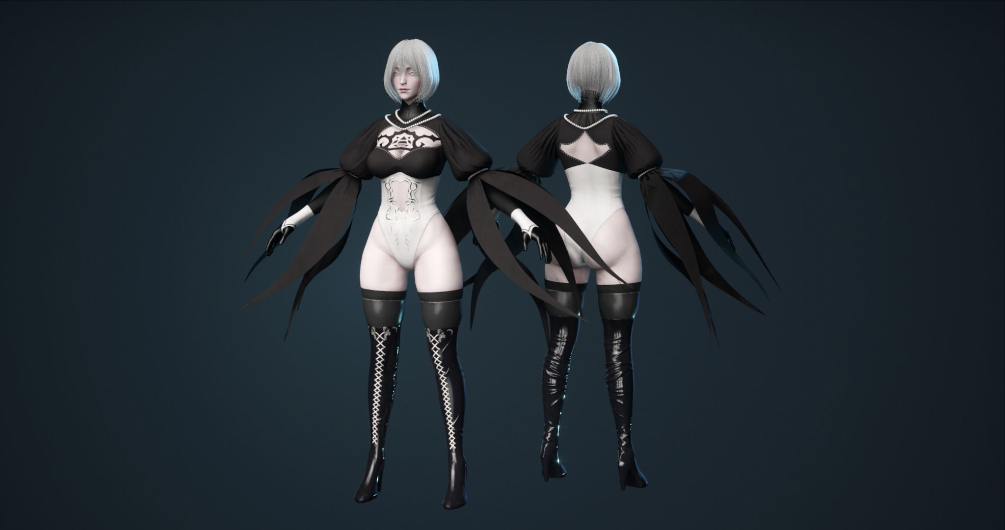 Fairy - Game Ready Low-poly 3D model_14