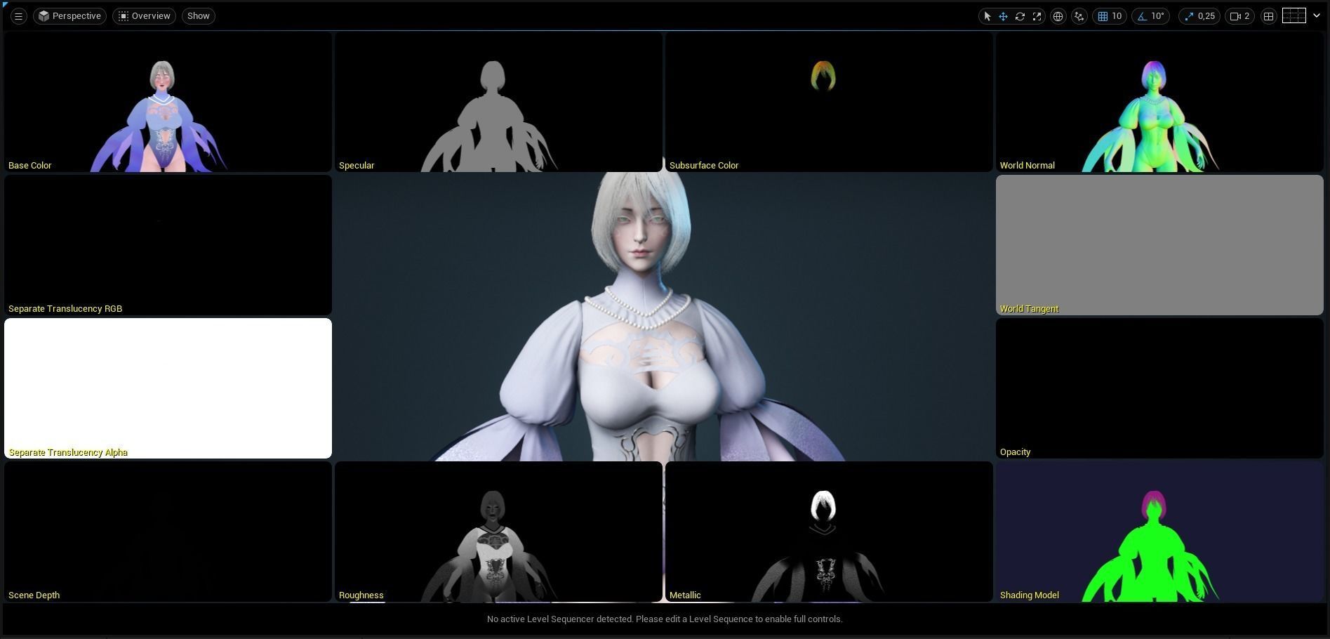 Fairy - Game Ready Low-poly 3D model_10