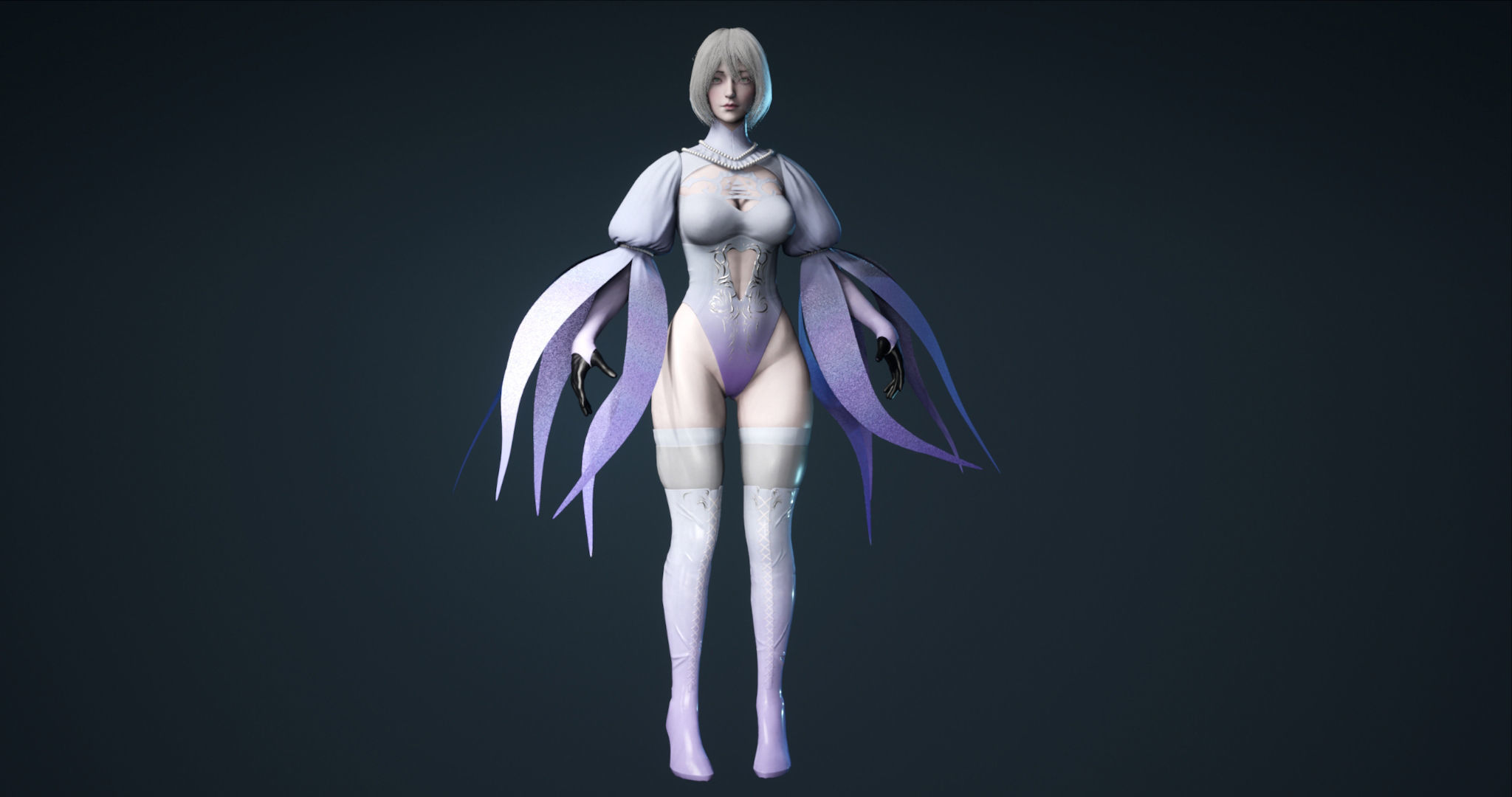 Fairy - Game Ready Low-poly 3D model_3