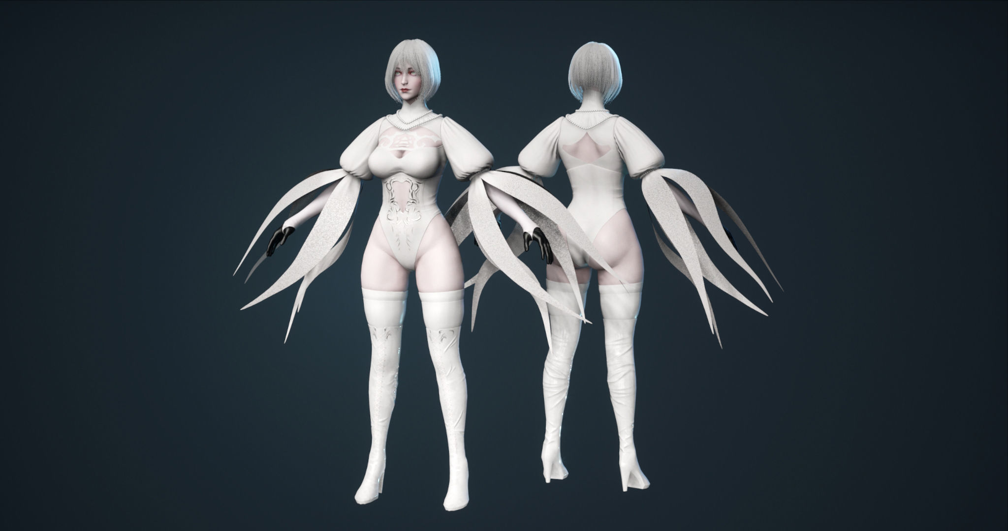 Fairy - Game Ready Low-poly 3D model_13