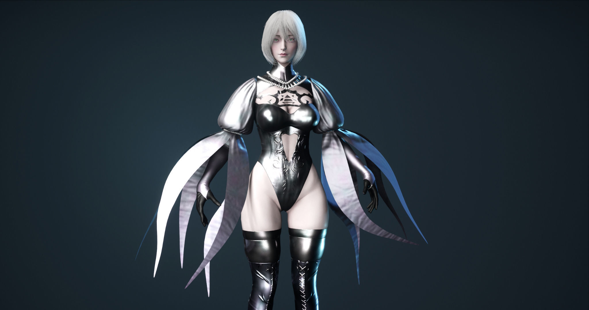 Fairy - Game Ready Low-poly 3D model_15