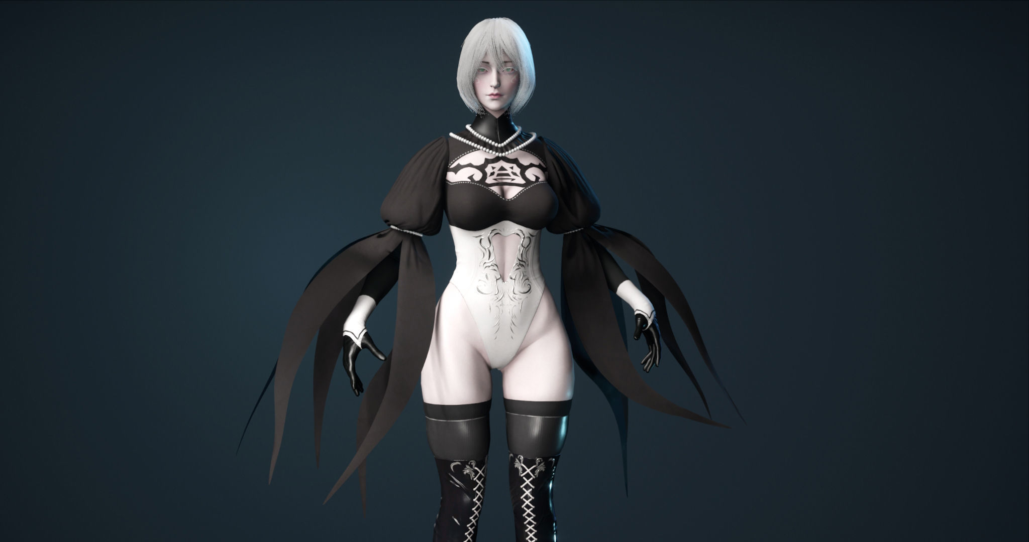 Fairy - Game Ready Low-poly 3D model_17