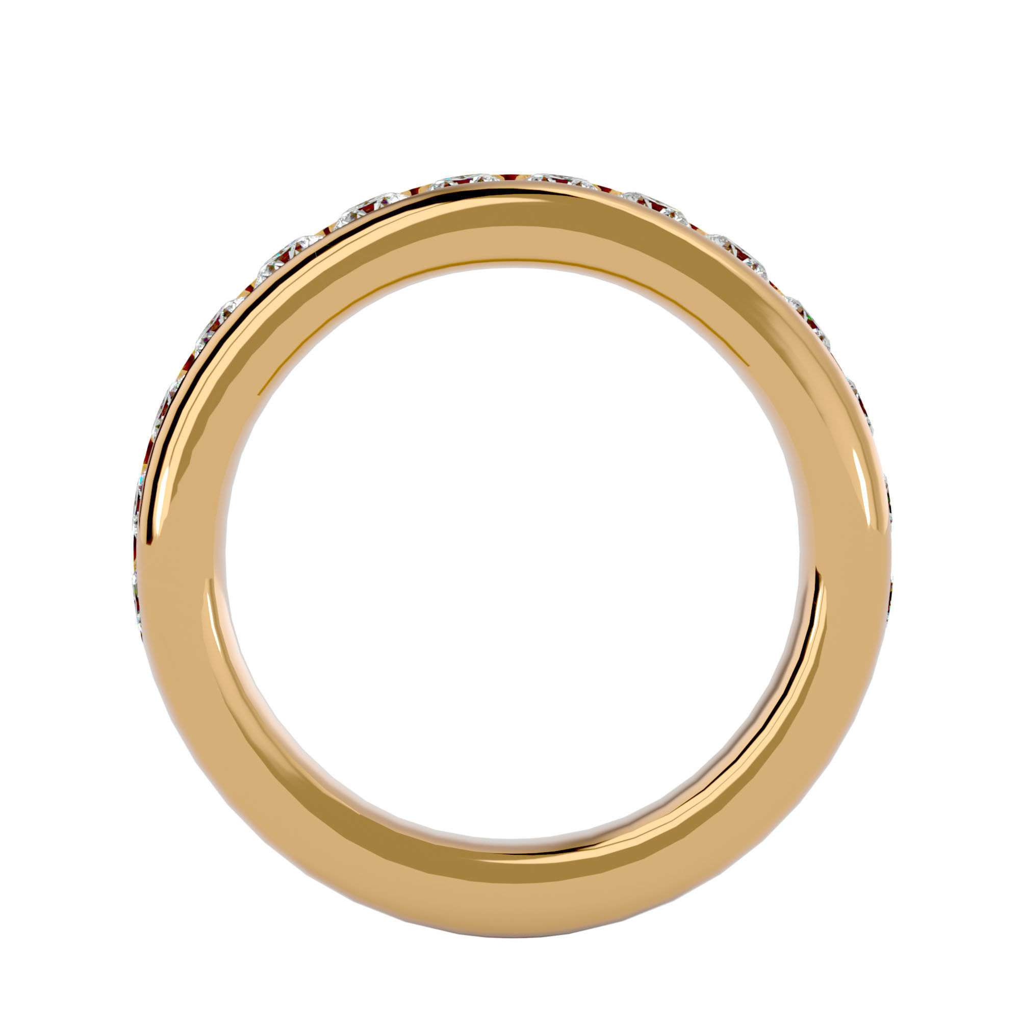 Band ring model 3D print model_6