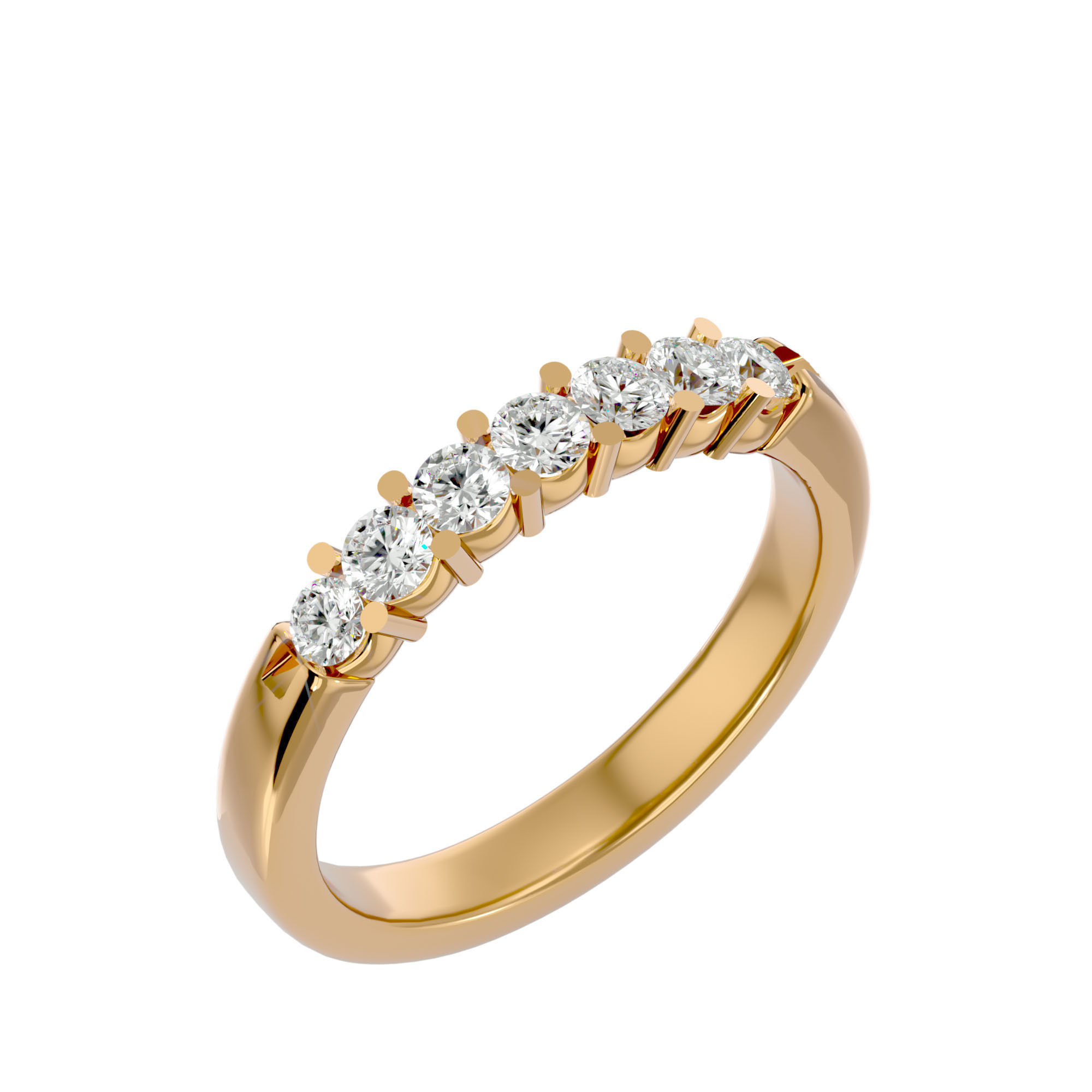 Band ring model 3D print model_12