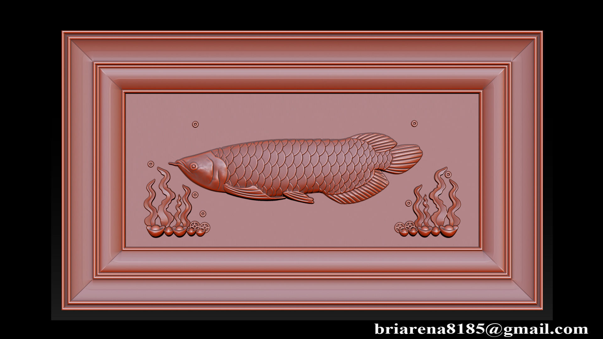Relief carving model for CNC router 3D print model_19