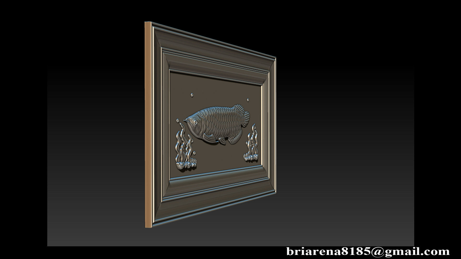 Relief carving model for CNC router 3D print model_10
