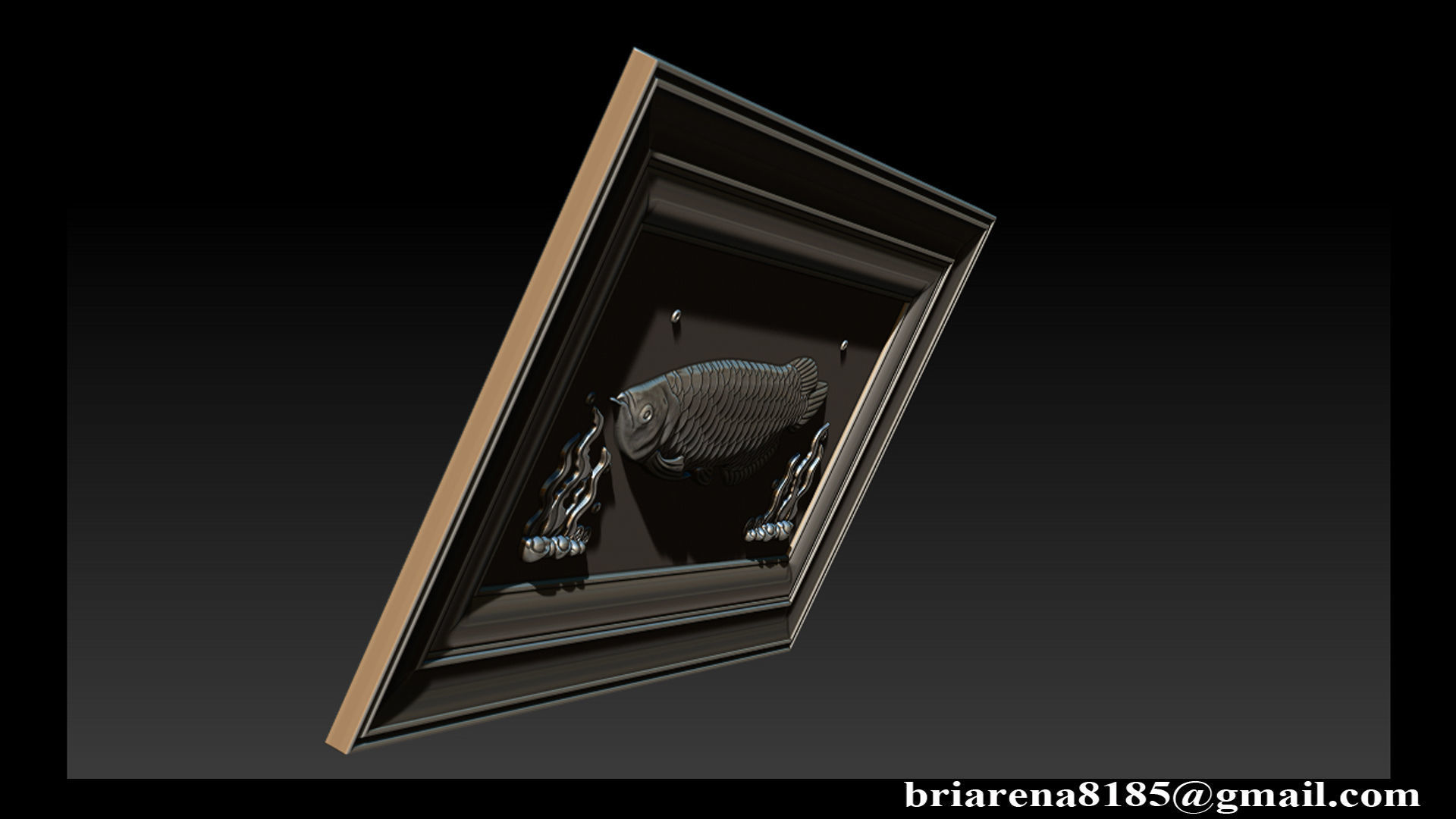 Relief carving model for CNC router 3D print model_11