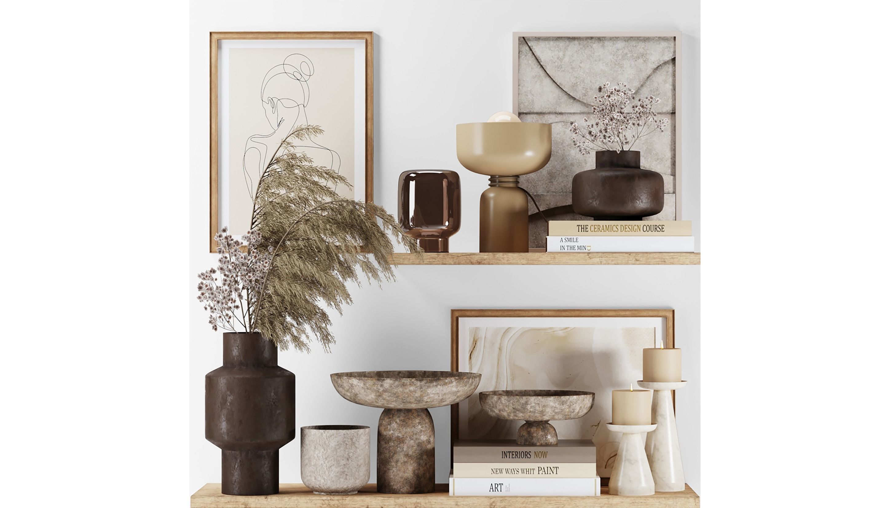 Decorative set 2 3D model_1