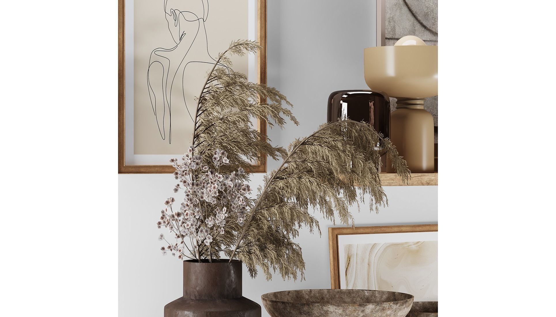 Decorative set 2 3D model_2