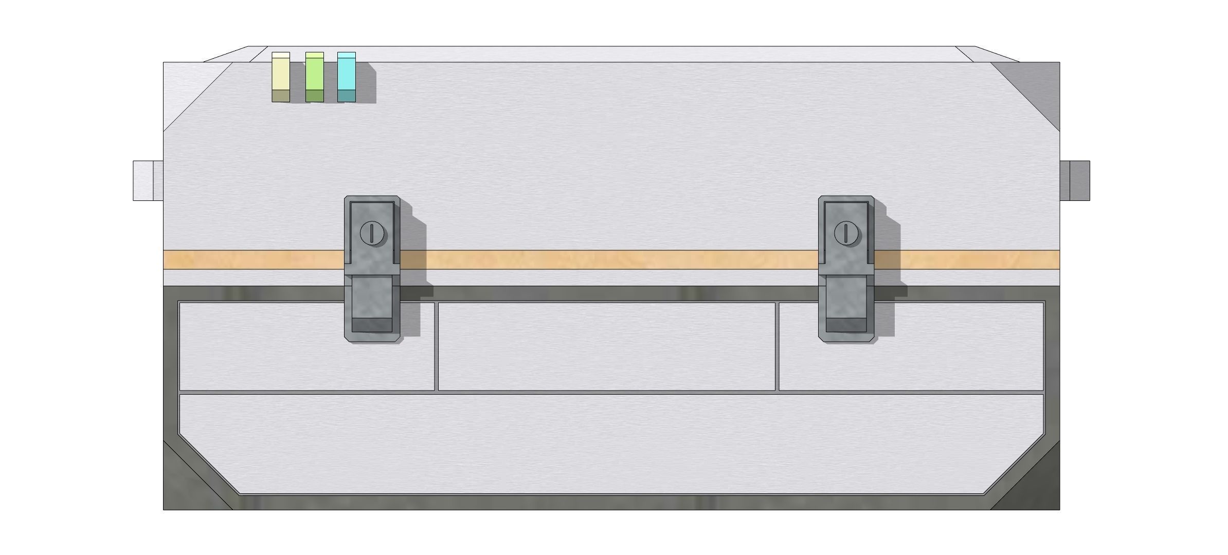 Sci-fi Chest Medium 002 Free 3D model_1