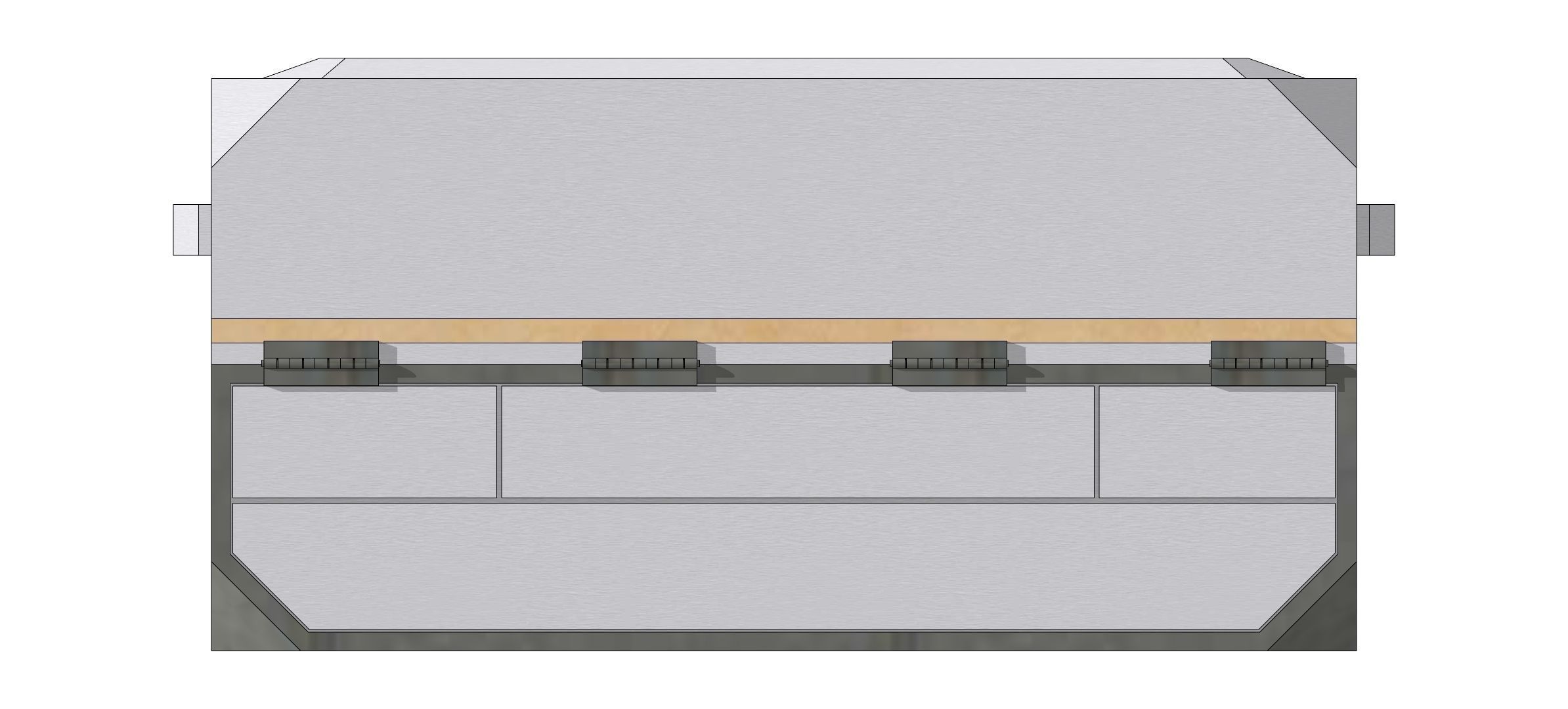 Sci-fi Chest Medium 002 Free 3D model_3